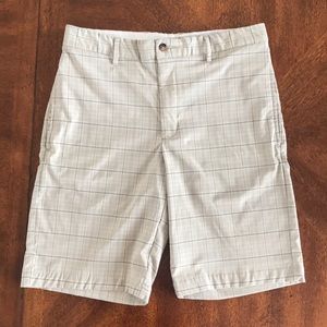 Greg Norman Men Plaid Bamboo Bermuda Shorts 32.